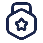 Medal Star SVG Icon